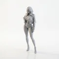 Mô hình tượng Goth Lady dành cho phim & truyền hình để in 3D - Thumbnail 1