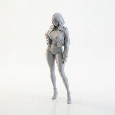 Mô hình tượng Goth Lady dành cho phim & truyền hình để in 3D