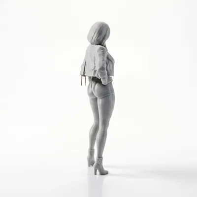 Mô hình tượng Goth Lady dành cho phim & truyền hình để in 3D