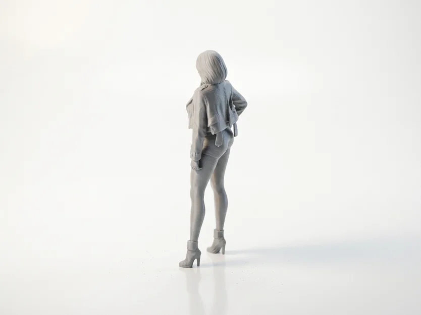 Mô hình tượng Goth Lady dành cho phim & truyền hình để in 3D - Image 4