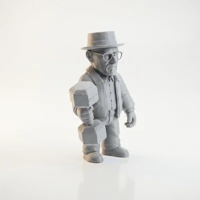 Mô hình 3D Walter White - Nhân vật Breaking Bad ấn tượng