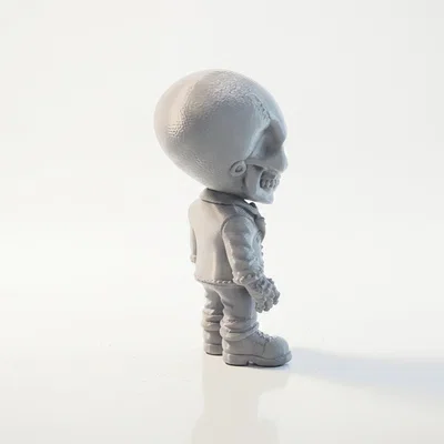 Mô hình bộ xương Goth phong cách 3D in ấn cho người hâm mộ