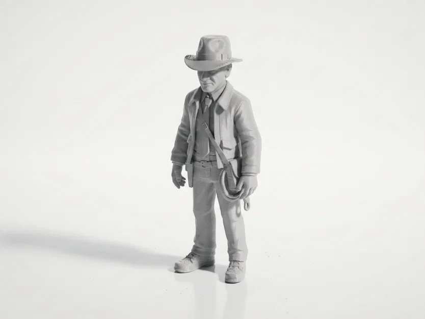 Mô hình Indiana Jones 3D - Tượng sưu tầm phim & truyền hình dành cho in 3D - Image 1