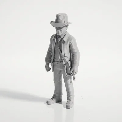 Mô hình Indiana Jones 3D - Tượng sưu tầm phim & truyền hình dành cho in 3D