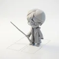 Mô hình 3D Harry Potter - Phù thủy nhỏ dành cho tín đồ điện ảnh - Thumbnail 1