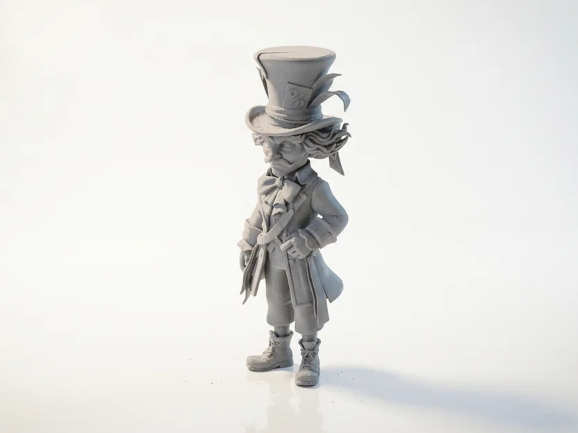 Mô hình Mad Hatter - Nhân vật phim điện ảnh cực đẹp cho in 3D - Image 1