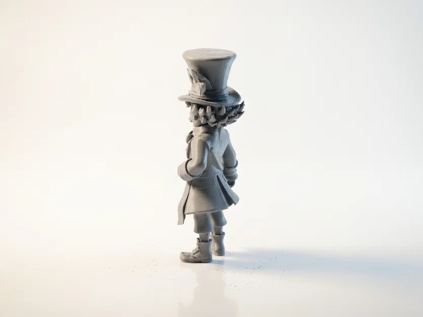 Mô hình Mad Hatter - Nhân vật phim điện ảnh cực đẹp cho in 3D - Image 4