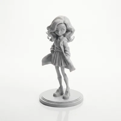 Mô hình 3D nhân vật Hermione Granger từ phim và truyền hình