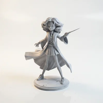 Mô hình 3D Hermione Granger - Harry Potter (File in 3D)