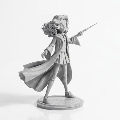 Mô hình 3D Hermione Granger - Harry Potter (File in 3D)