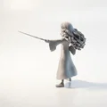 Mô hình in 3D Hermione Granger - Harry Potter - Thumbnail 4