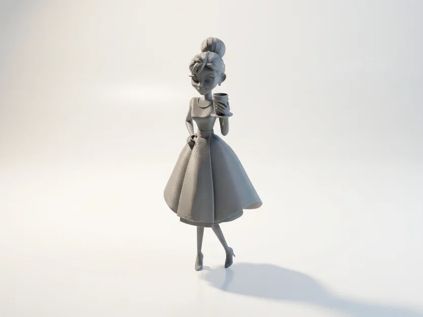 Mô hình Holly Golightly Figurine in 3D phong cách điện ảnh cổ điển - Image 1
