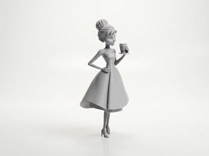 Mô hình Holly Golightly Figurine in 3D phong cách điện ảnh cổ điển - Image 2