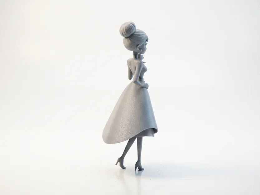 Mô hình Holly Golightly Figurine in 3D phong cách điện ảnh cổ điển - Image 3