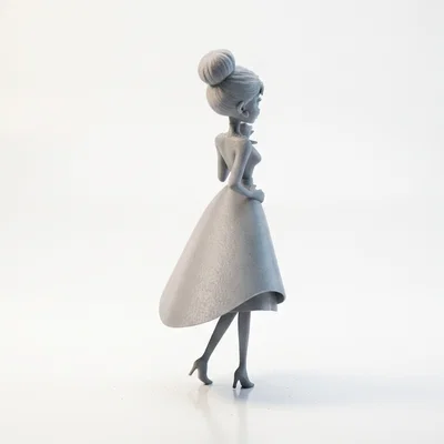 Mô hình Holly Golightly Figurine in 3D phong cách điện ảnh cổ điển