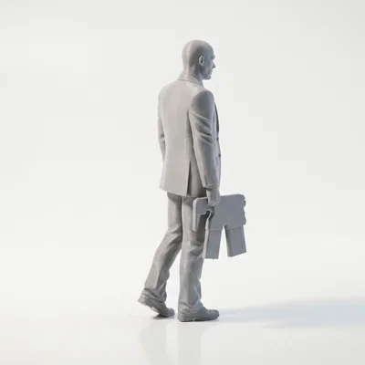 Mô hình 3D Sát thủ Agent 47 - Tượng sưu tầm phong cách Hitman