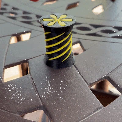 Mini Hourglass Passthrough Fidget - Đồ chơi fidget xoay mini