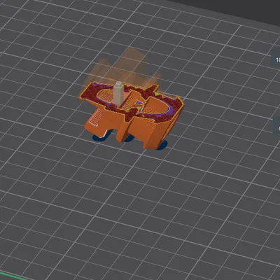 Nắp thông hơi cho bình ắc quy Ferak KPM 120 (File in 3D)