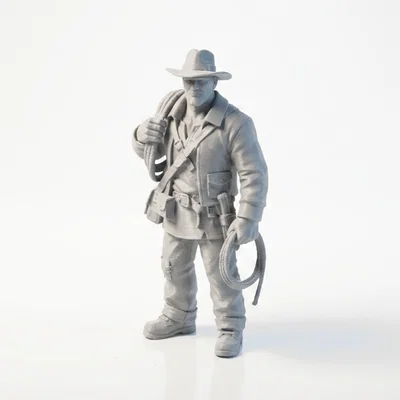 Mô hình Indiana Jones in 3D dành cho fan hâm mộ phim ảnh
