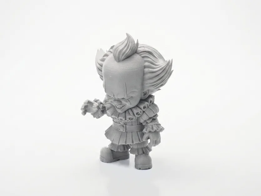 Mô hình 3D chú hề Pennywise kinh dị có thể in ấn - Image 1