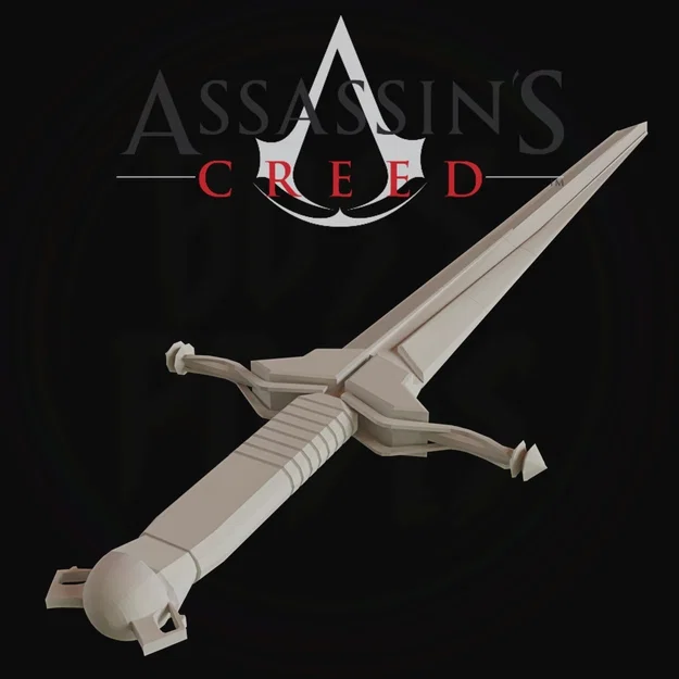 Mô hình 3D Sword of Eden tỉ lệ 1:1 cho Cosplay Assassin's Creed - Image 1