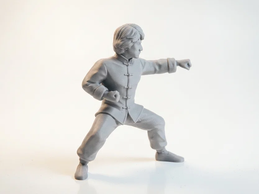 Mô hình Jackie Chan biểu tượng võ thuật - File in 3D sưu tầm - Image 2