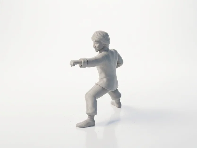 Mô hình Jackie Chan biểu tượng võ thuật - File in 3D sưu tầm - Image 4