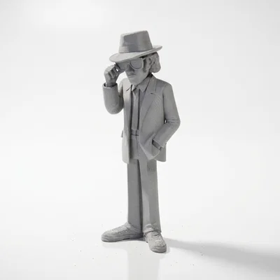 Mô hình Jake Blues - Nhân vật điện ảnh kinh điển, file in 3D