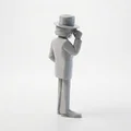 Mô hình Jake Blues - Nhân vật điện ảnh kinh điển, file in 3D - Thumbnail 3