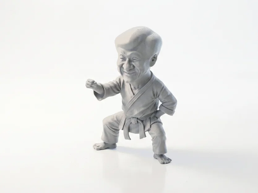 Mô hình 3D Thành Long võ thuật in ấn được - Image 1