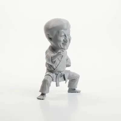 Mô hình 3D Thành Long võ thuật in ấn được