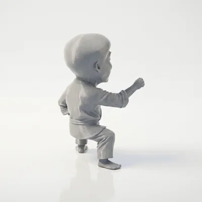 Mô hình 3D Thành Long võ thuật in ấn được