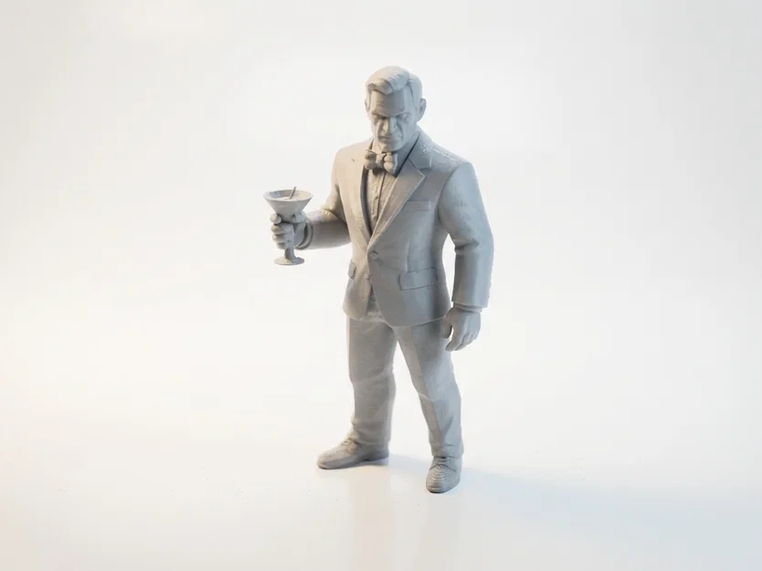 Mô hình 3D James Bond - Tượng nhân vật điện ảnh để bàn - Image 1