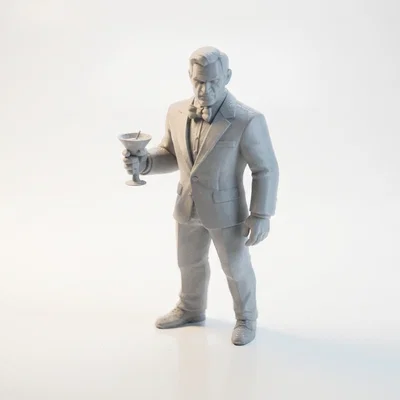 Mô hình 3D James Bond - Tượng nhân vật điện ảnh để bàn