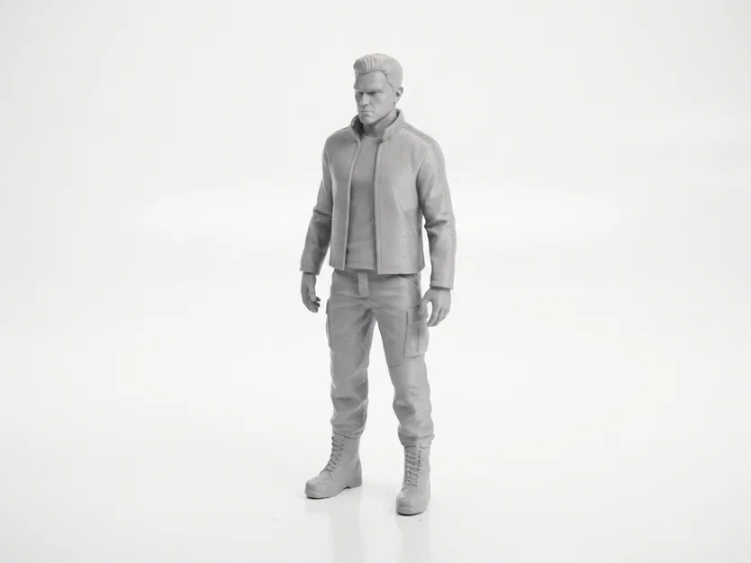 Mô hình in 3D James Bourne Action Figure - Image 1
