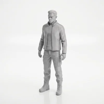 Mô hình in 3D James Bourne Action Figure