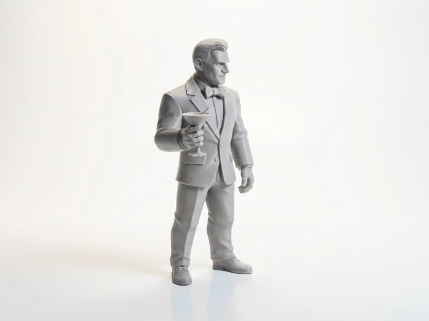 Mô hình 3D James Bond - Tượng nhân vật điện ảnh để bàn - Image 2