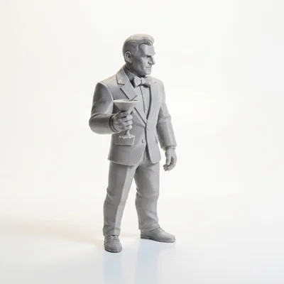 Mô hình 3D James Bond - Tượng nhân vật điện ảnh để bàn