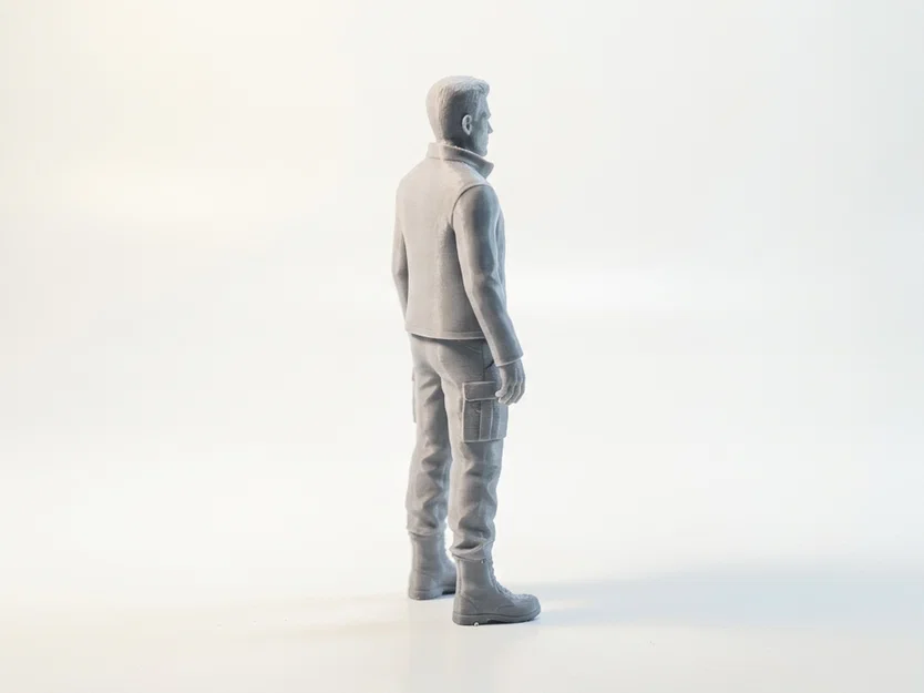 Mô hình in 3D James Bourne Action Figure - Image 3