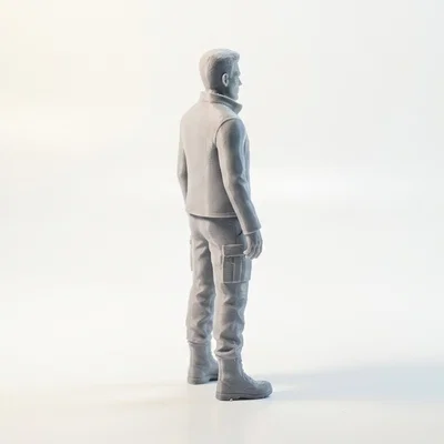 Mô hình in 3D James Bourne Action Figure