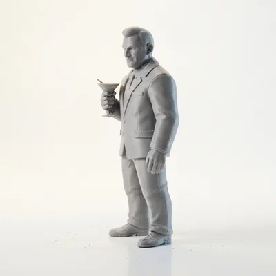 Mô hình 3D James Bond - Tượng nhân vật điện ảnh để bàn