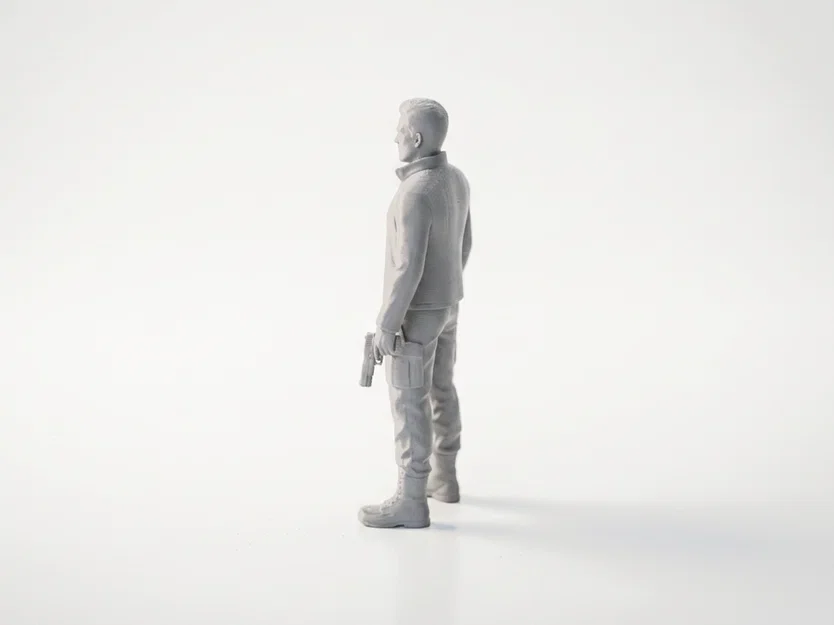 Mô hình in 3D James Bourne Action Figure - Image 4