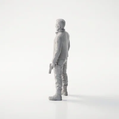 Mô hình in 3D James Bourne Action Figure