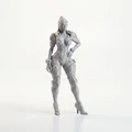 Mô hình tượng nữ chiến binh Sci-Fi in 3D - Thumbnail 2