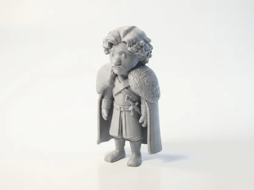 Mô hình 3D Jon Snow trong Game of Thrones - Bản in STL chất lượng cao - Image 1
