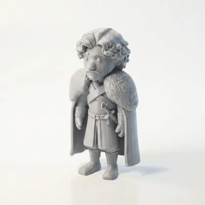 Mô hình 3D Jon Snow trong Game of Thrones - Bản in STL chất lượng cao
