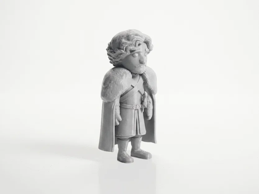Mô hình 3D Jon Snow trong Game of Thrones - Bản in STL chất lượng cao - Image 2
