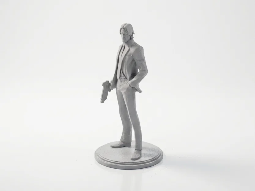 Mô hình John Wick - Tượng in 3D sưu tầm cho fan phim hành động - Image 1