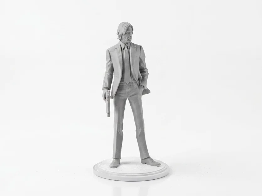Mô hình John Wick - Tượng in 3D sưu tầm cho fan phim hành động - Image 2