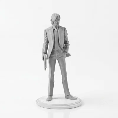 Mô hình John Wick - Tượng in 3D sưu tầm cho fan phim hành động